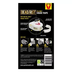 Deadfast Quick Kill Mouse Trap - Rodenticides - Westland Garden Health