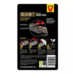 Deadfast Quick-Kill Mouse Traps - Pests & Diseases - Westland Garden Health