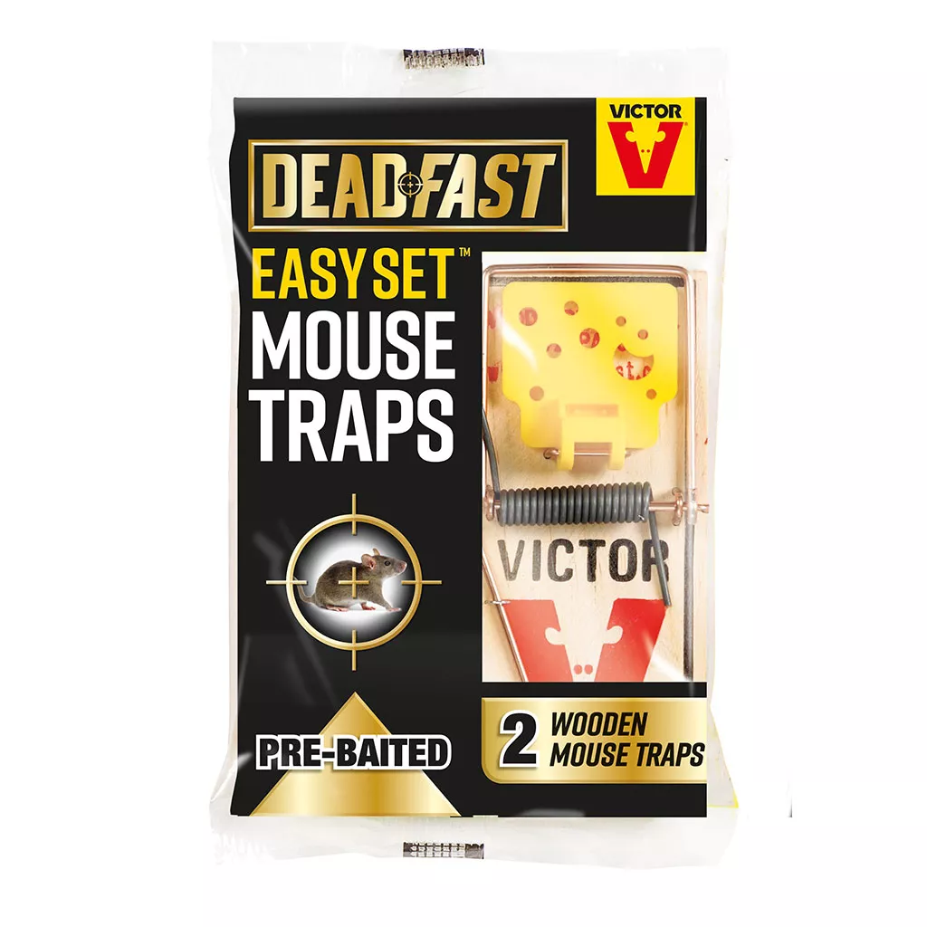 Get Rid of Mice - Victor Easy Set Professional Wooden