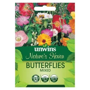 Unwins Nature’s Haven Butterflies Mixed