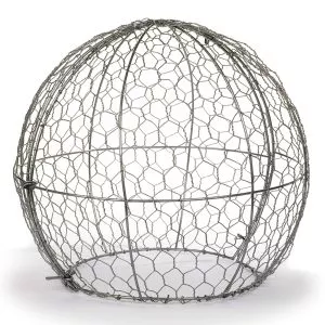 Metal Wire Ball, Metal Wire Sphere, Wire Ball, Topiary Frame