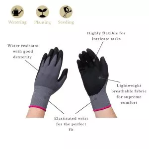 seed and weed glove features ladies