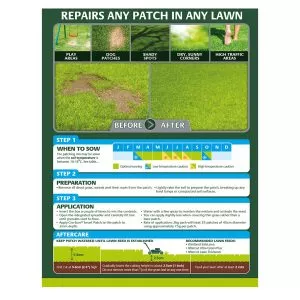 gro-sure smart patch lawn repair spreader