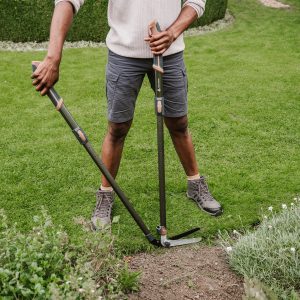surecut adjustable hedge shears cutting lawn